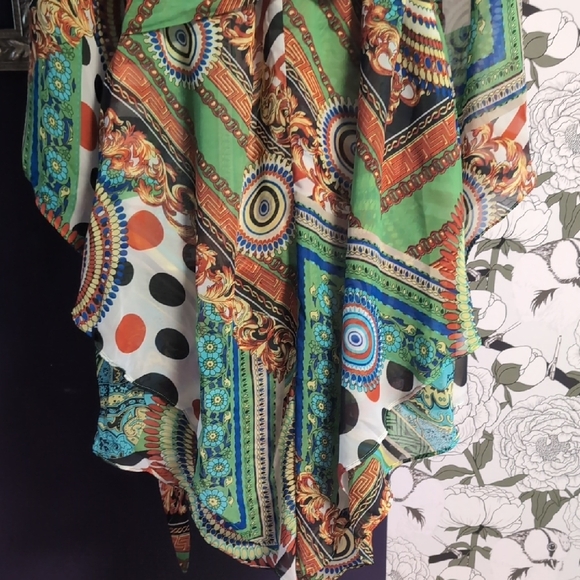 Ark & Co Asymmetrical Dress with Kimono Sleeves - Picture 5 of 6